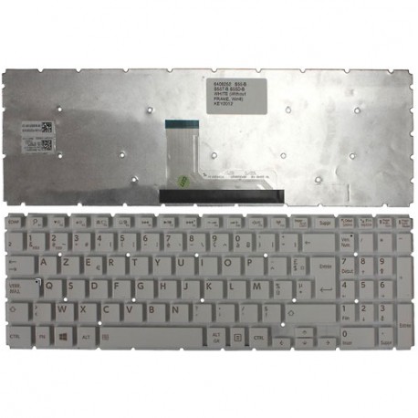 Clavier de remplacement AZERTY pour TOSHIBA L50-B-SERIES